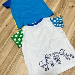 miki HOUSE✨ワッペンTシャツ✨2枚セット✨の画像