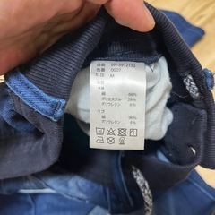 ライトオン✨楽々ハーフパンツ✨デニム風ズボン✨の画像