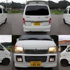 【値下】エブリイワゴンターボ DA62W  車検令和8年1月9日 走行12.6万Km 【AT/パワステ/ABS/キーレス/オートステップ/エアコンOK】の画像