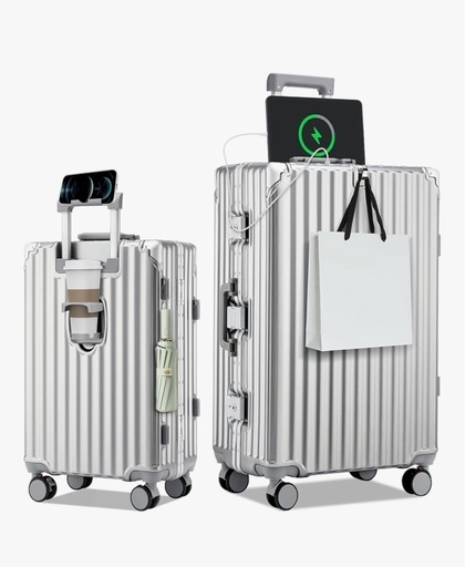 【定価18000円】今月限定値下げ！キャリーケース シルバー 100l