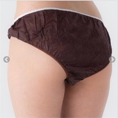 【業務用】ペーパーショーツ 50枚入り×13セット【ブラ２セット付き】ブラウンの画像