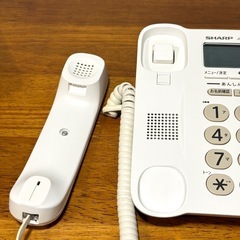 (取引中)SHARP JD-G32 JD-KE100 固定電話機 親機 子機の画像