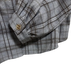 【イング】グレー系チェック Mサイズ テーラードジャケットの画像