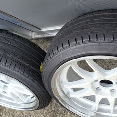 18インチ　9J　+30　114.3　5H　5穴　18ｘ9ｊ+30　114.3-5　215/40R18　ドリケツ　ドリフト　シルビア　チェイサー　RX7　180SXの画像