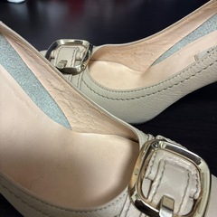 ダイアナ　DIANA ヒール　パンプス　24cm ベージュの画像
