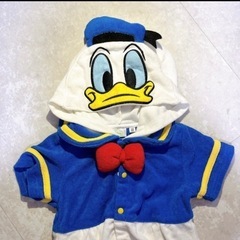 ドナルドダック ロンパース カバーオールの画像