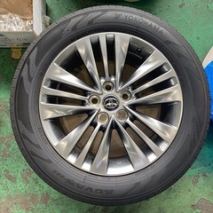 新車外し美品 40アルファード18 7J+40 PCD120ヨコハマアドバン225/60R18の画像