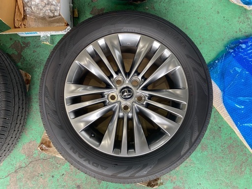 新車外し美品 40アルファード18 7J+40 PCD120ヨコハマアドバン225/60R18