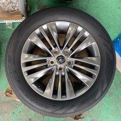 新車外し美品 40アルファード18 7J+40 PCD120ヨコハマアドバン225/60R18の画像