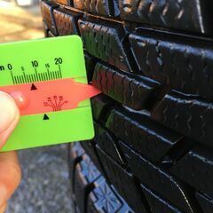 165/70R14  アルミ　冬用スタッドレスタイヤセット4本　グッドイヤーアイスナビ6　7分山位の画像