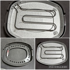【取引中】2007年製　タイガーホットプレート 3枚組 波型 たこやきプレートの画像