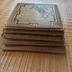 夏座布団　5枚　昭和レトロ　座布団の画像