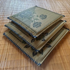 夏座布団　3枚　昭和レトロの画像