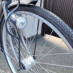 オートライト　27インチ自転車 防犯登録致します。の画像