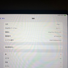 iPad Pro11　　の画像