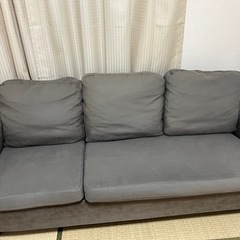 (処分予定)値下げ相談してください　ソファ　3人掛け　L字　美品の画像