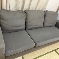 (処分予定)値下げ相談してください　ソファ　3人掛け　L字　美品の画像
