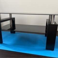 ローテーブル ガラステーブル コーヒーテーブル 強化ガラス天板の画像