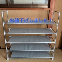 ⭐︎不織布ラック５段の画像