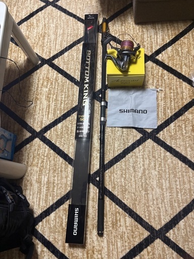 買い手決　保証書付　釣りセット　ボトムキングT500とアクティブキャスト1120