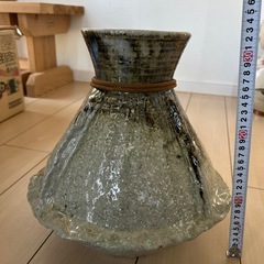 萩焼　壺の画像