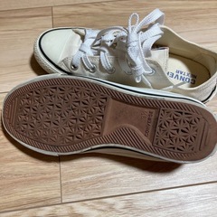 コンバース　運動靴　　白の画像