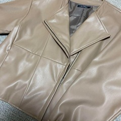 新品 Style Note 2wayレザージャケット 革ジャンの画像