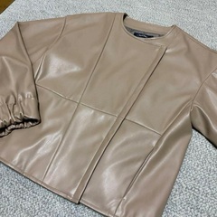 新品 Style Note 2wayレザージャケット 革ジャンの画像