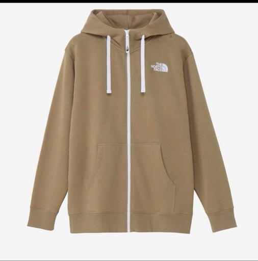 新品。ノースフェイス。リアビューフルジップフーディ