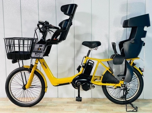 2804ブリヂストン8.7アンペア3人乗り対応子供乗せ電動アシスト自転車