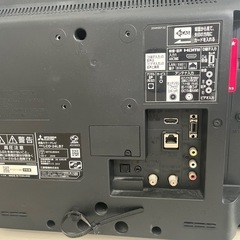 【受渡確定済み】
液晶テレビ　2017年製　台座なし　リモコンなしの画像