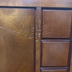 昭和レトロ　キャビネット　下駄箱の画像