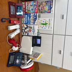 wii本体と3ＤSと多数ソフト