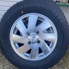 軽自動車用スタッドレス　ダンロップウインターMAXX03 2022製造　145/80R13の画像