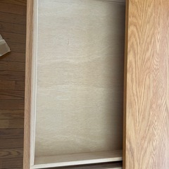 無印良品 木製デスク オーク材の画像