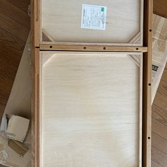 無印良品 木製デスク オーク材の画像