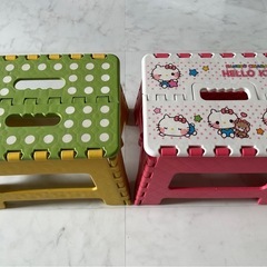【美品】キティちゃん 
折り畳みイスの画像