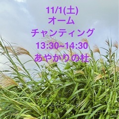 11月オームチャンティング
