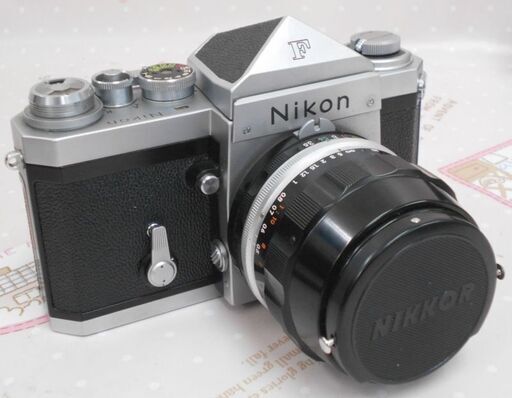 ♪ニコン Nikon F ボディ+MicroNIKKOR 55mm ケースその他付♪