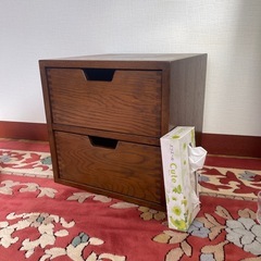 キャビネット 多機能 引き出し 収納ボックス 木製 収納ケース デスクオーガナイザー 小物入れ の画像