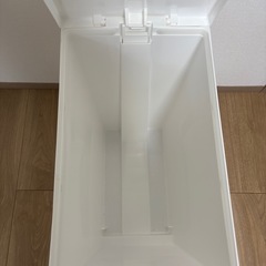 【美品】45L消臭スリムペダルペール（ホワイト）ゴミ箱の画像