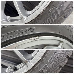 SCHNEDER シュナイダー A-TECH スタッドレス4本セット中古 205/50R17 17インチ7.0J +48 5穴 PCD100の画像