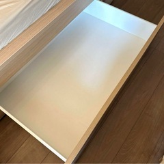 【引出し部分のみ
】MALM マルム　ダブルベッド