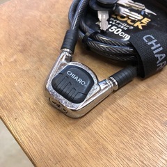 自転車用ワイヤーロック　未使用　汚れありの画像