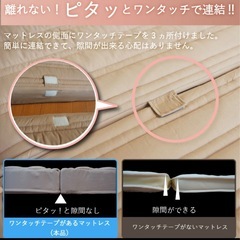 ファミリー用高反発マットレス(3つ折り)の画像