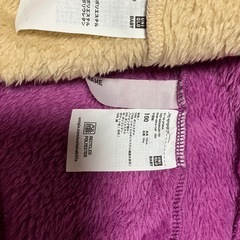 ユニクロフリース2着 BABYDOLLの画像