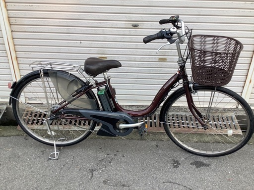 721  ヤマハ新機種電動アシスト自転車pasnatura26インチブラウンアルミボディー