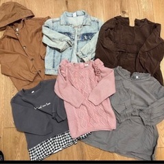 女の子服80〜120まで　お家フリマ　子ども服リサイクル　の画像