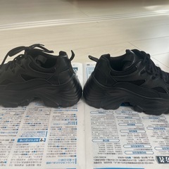 LOWRYS FARM 厚底スニーカー Sサイズ　中敷なしの画像
