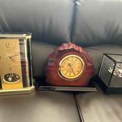 【終了】置物　陶器　花瓶　時計　骨董品　古美術品　壺　アンティーク　雑貨　　　の画像